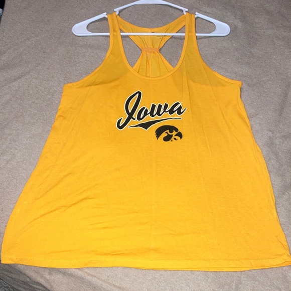 Champion Women's Yellow Iowa Tank Top - Picture 2 of 5